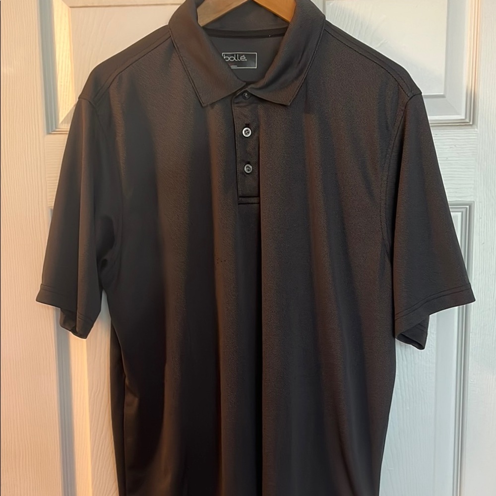 Bolle dark gray Polo Shirt Short Sleeve Classic Design